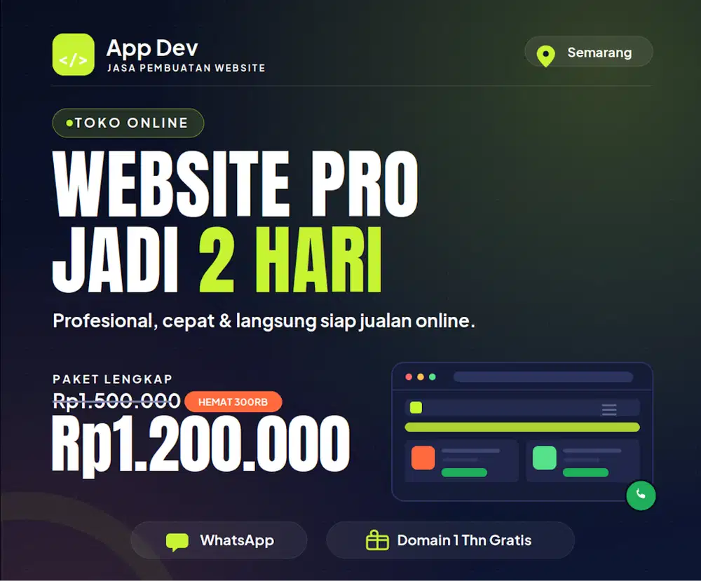 Jasa Website Company Profile Pro dan Toko Online