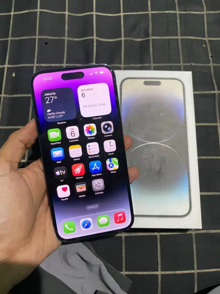 Iphone 14 Promax 1TB (1nt3r) 
Kelengkapan Fullset
Bh 94%