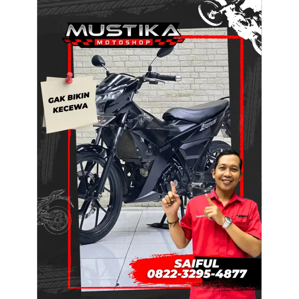 Perfect Condition!!Suzuki Satria Fu Black Predator 2017 Mulus-Mustika