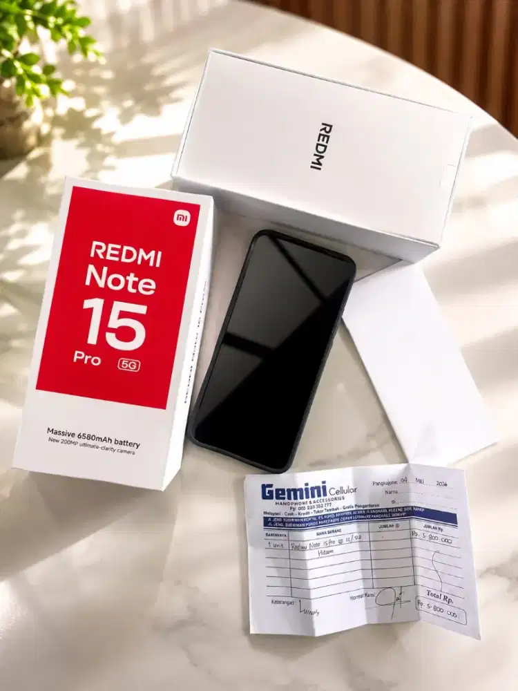 Redmi not 15 pro ram 12/ 512