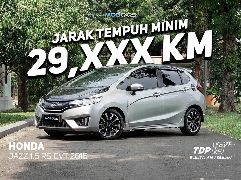FREE BBM FULL TANK JAZZ GK5 RS 1.5 CVT 2016