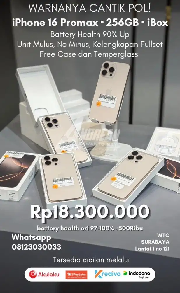 iphone 16 pro max 256gb resmi ibox