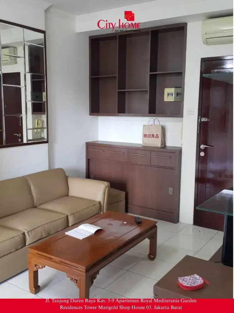 Jual Apartemen 2 BR Furnished di Mediterania Garden Residences 2