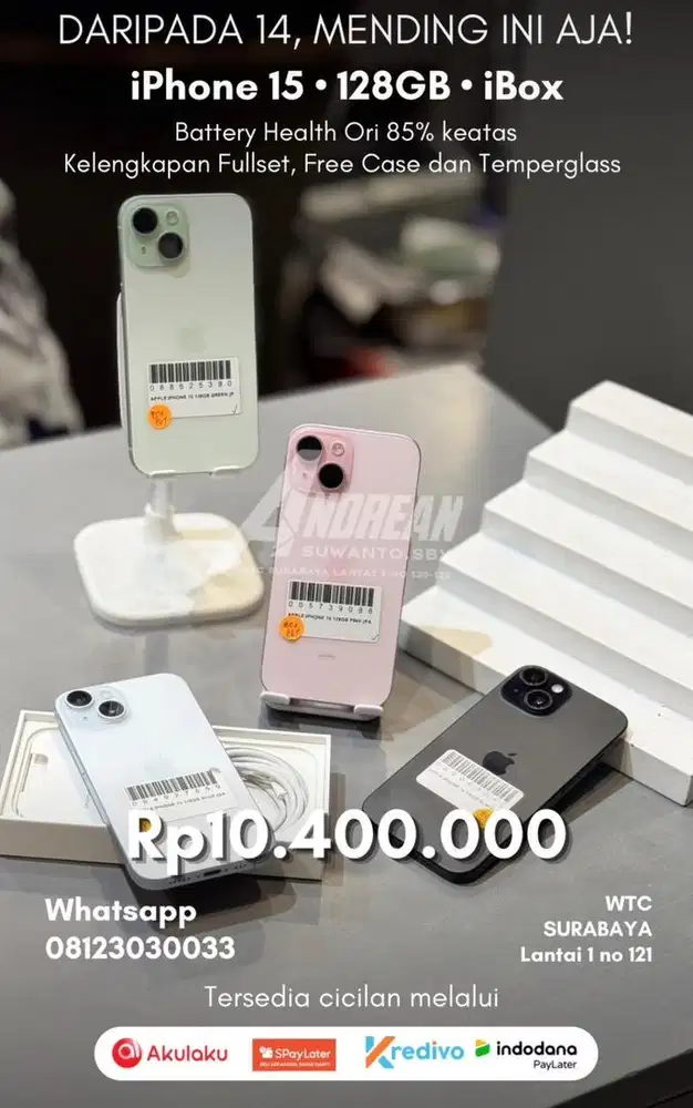 iphone 15 128gb resmi ibox