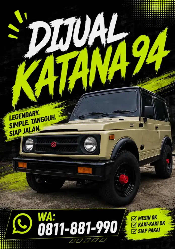 Suzuki Katana 1994 Bensin