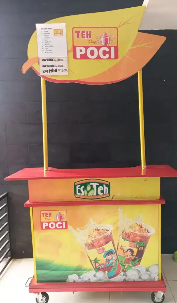 meja teh poci second