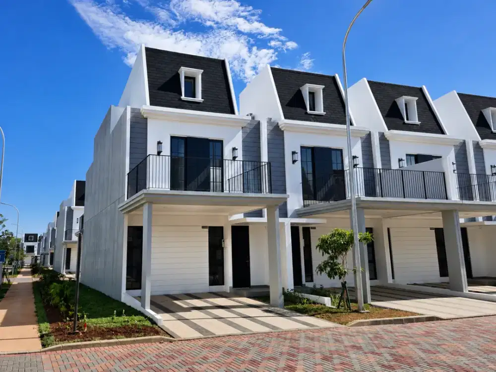 Rumah hoek 2lt luas 7x10 70meter 3KT Cluster Maison De Wisteria Metland Menteng