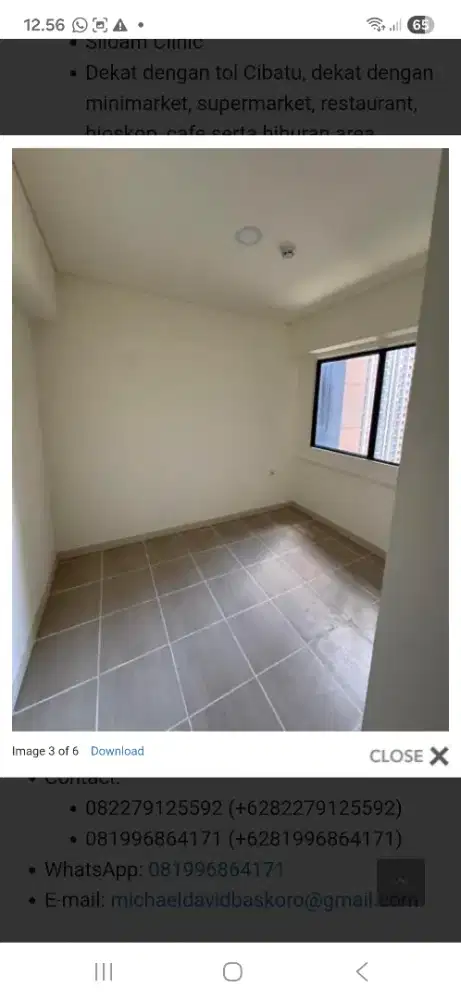 Di jual murah apartement meikarta type studio. 23 m². 220 jt.