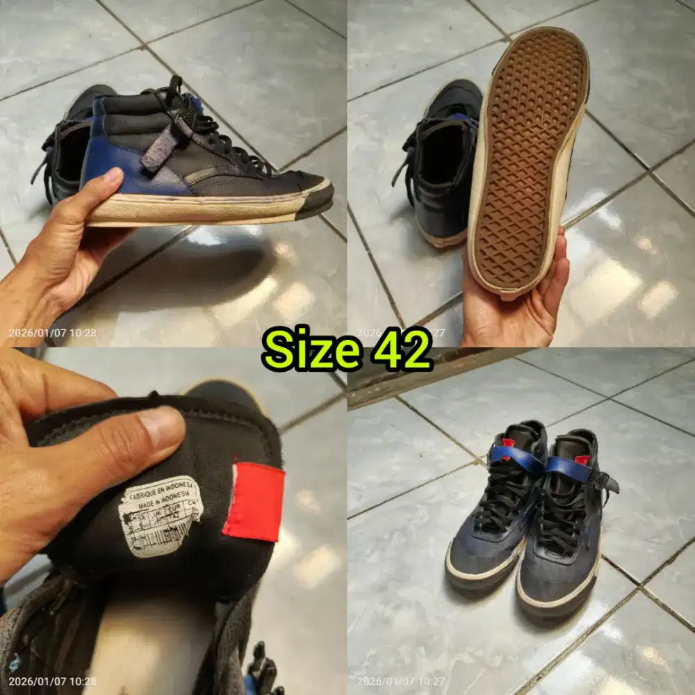 COD Kab Bandung Nego cocok Sepatu High Cut size 42