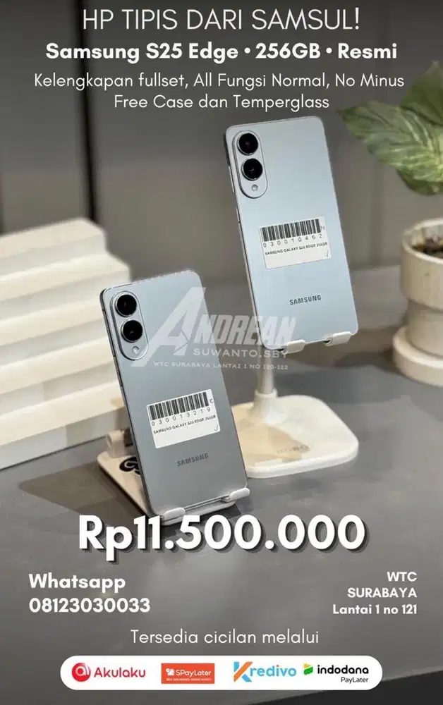 samsung S25 edge 256gb resmi sein