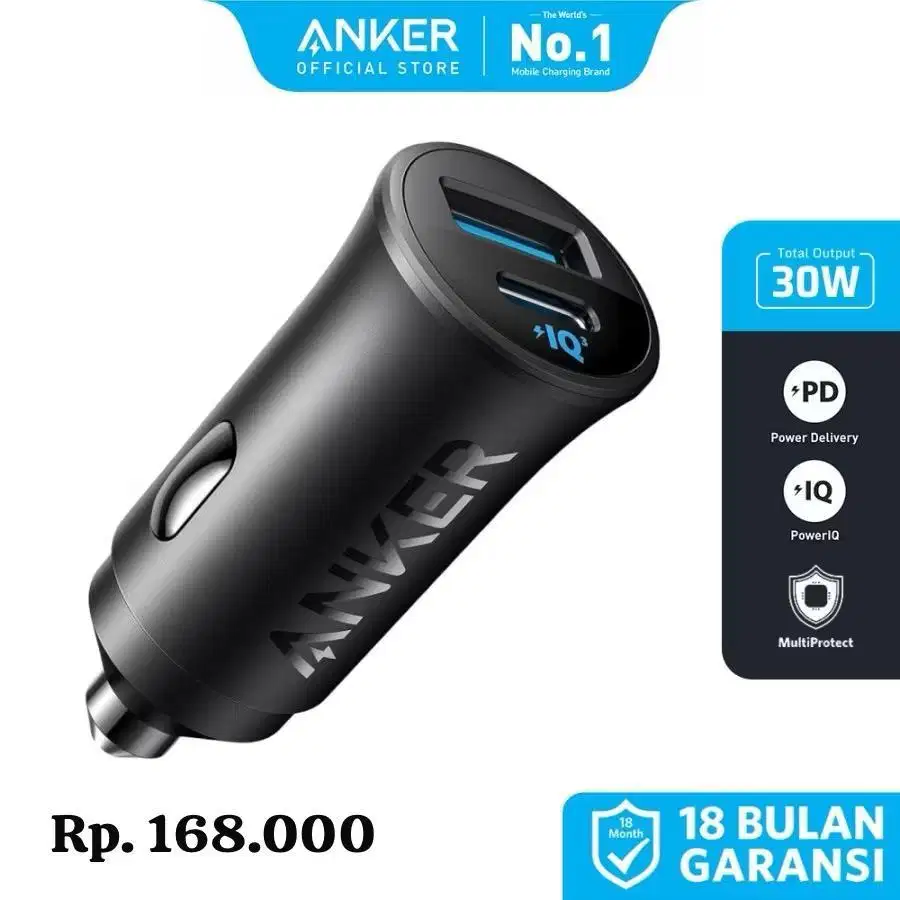CAR CHARGER ANKER 30W