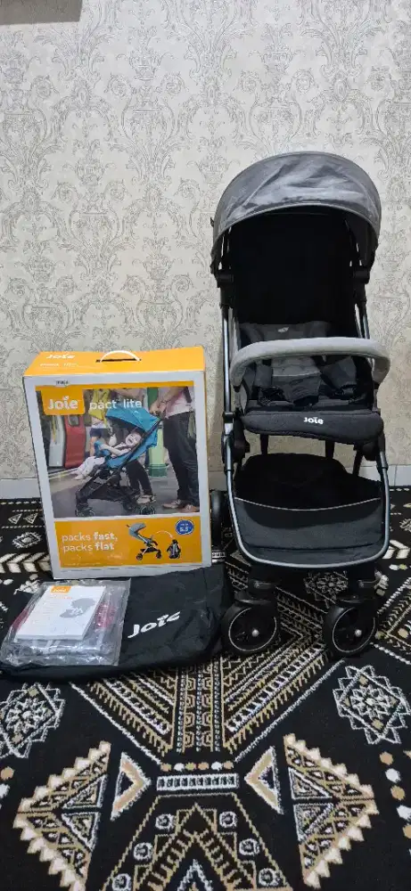 Stroller joie pack lite grey second