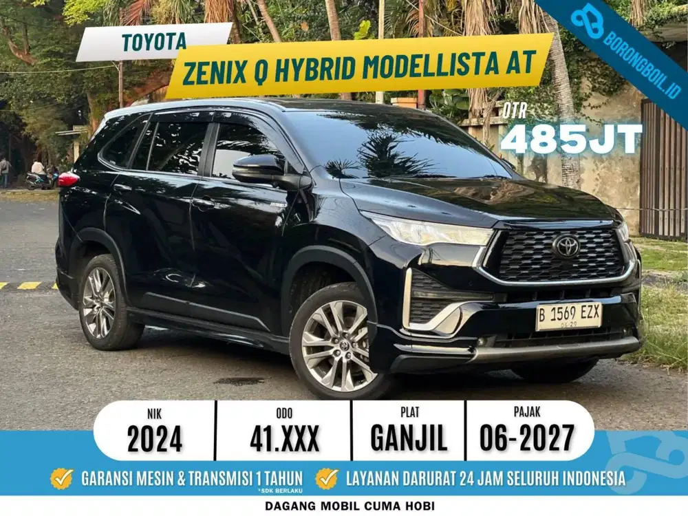 Toyota Kijang Innova Zenix Q HEV TSS Modelista 2024 Hitam