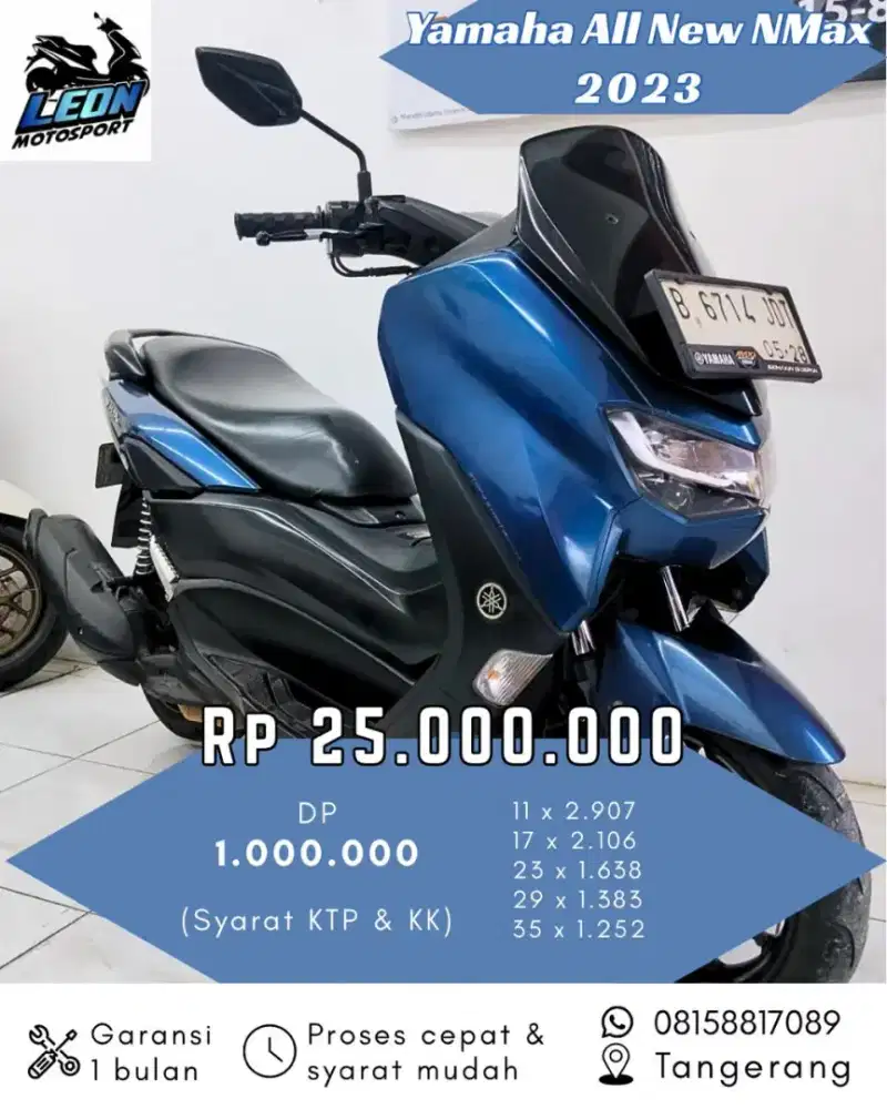 Yamaha All new nmax 2023, jual beli motor seken