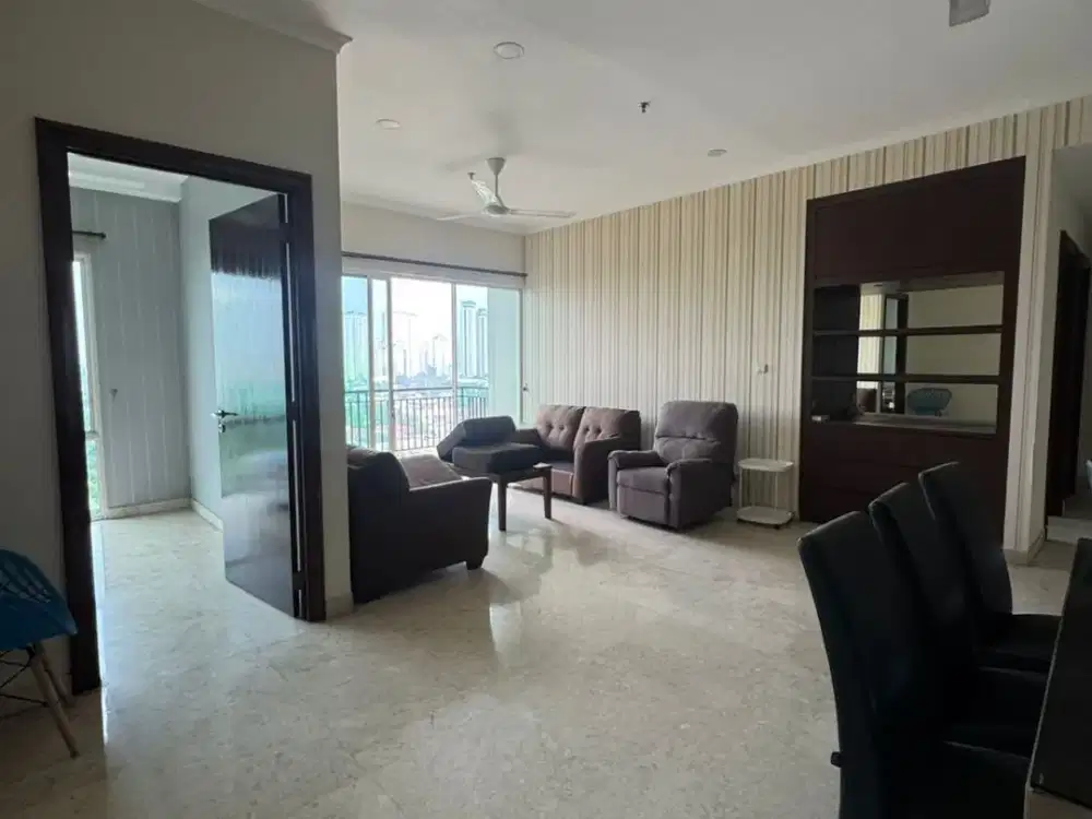 Disewakan Apartemen Senayan Residence, Apartemen Senayan Residence, 3BR furnished, Senayan Residence, Patal Senayan, Kebayoran Lama, Jakarta Selatan
