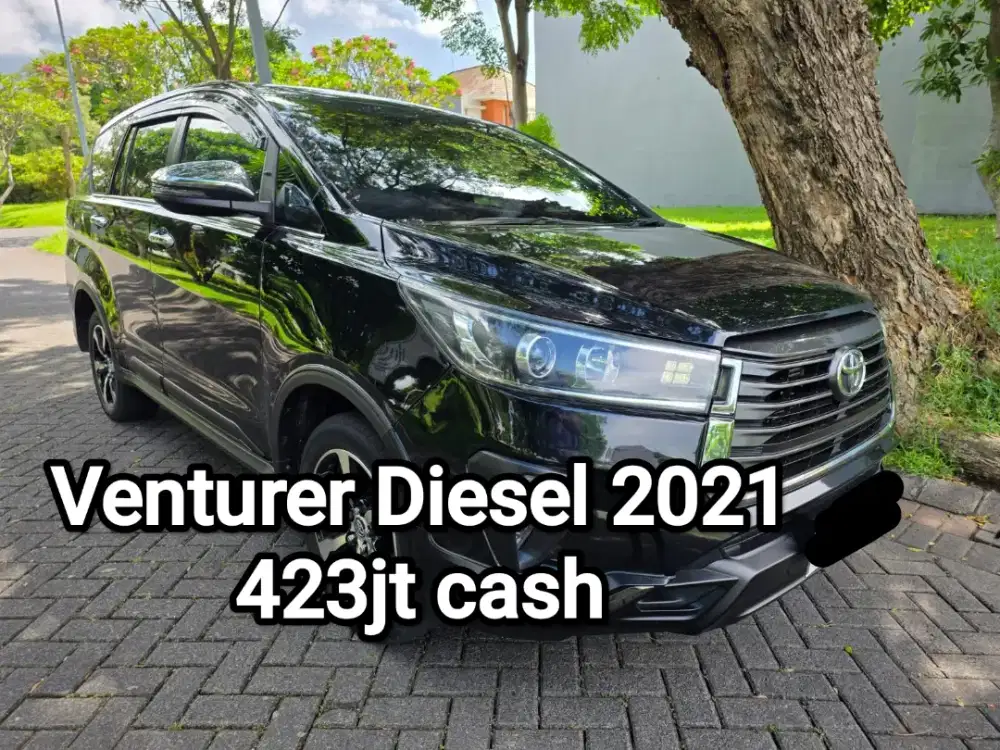 Venturer diesel matic at 2021 hitam reborn inova toyota