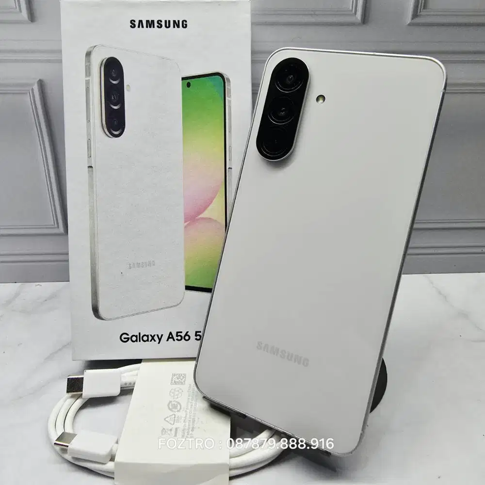 Samsung Galaxy A56 5G 8/256GB Grey Fullset Resmi SEIN No Minus