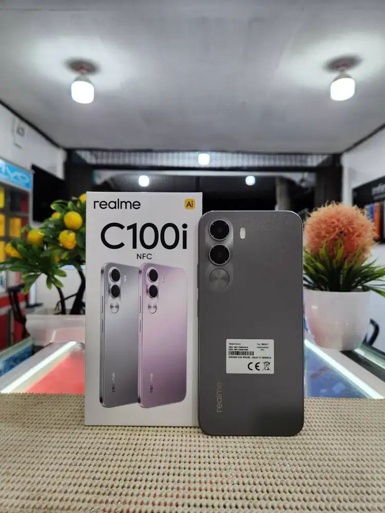 Realme C100i Ram (4+4) 8Gb/ 128Gb Fullset Pemakaian 2 Minggu Like New