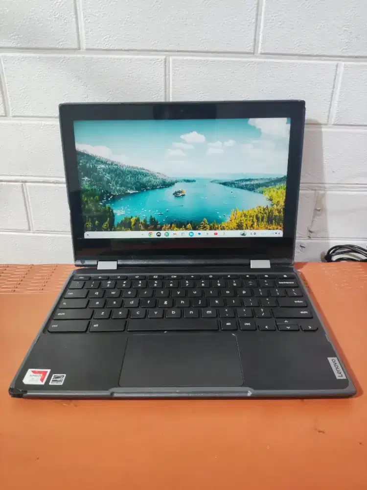 Jual Laptop Lenovo 300e ChromeBook 2nd Gen Touchscreen 360* AMD A4