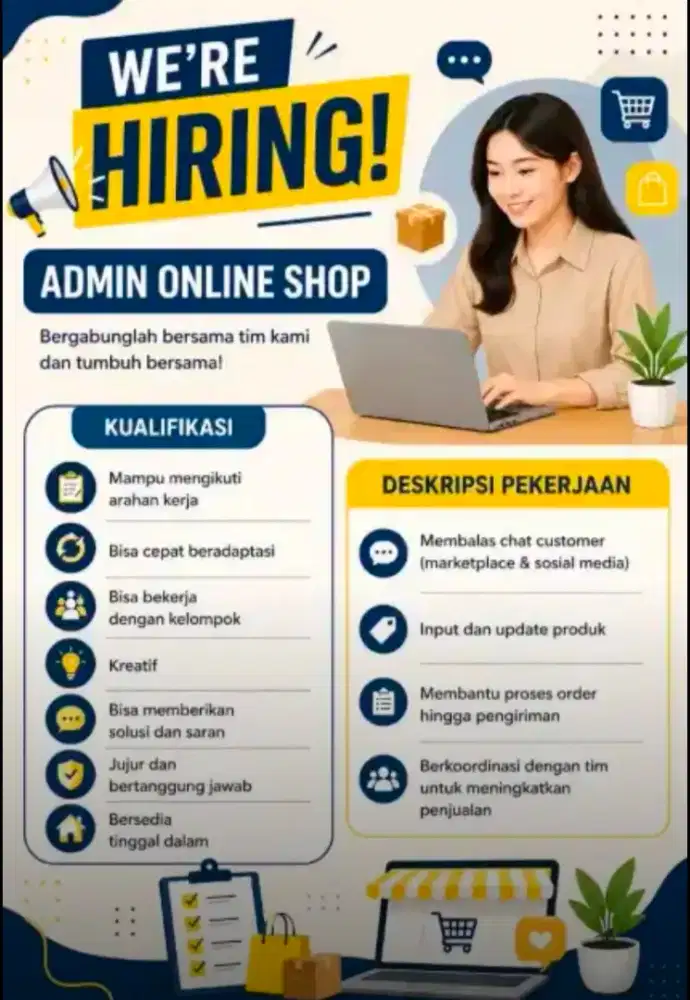 URGENT DIBUTUHKAN KARYAWAN