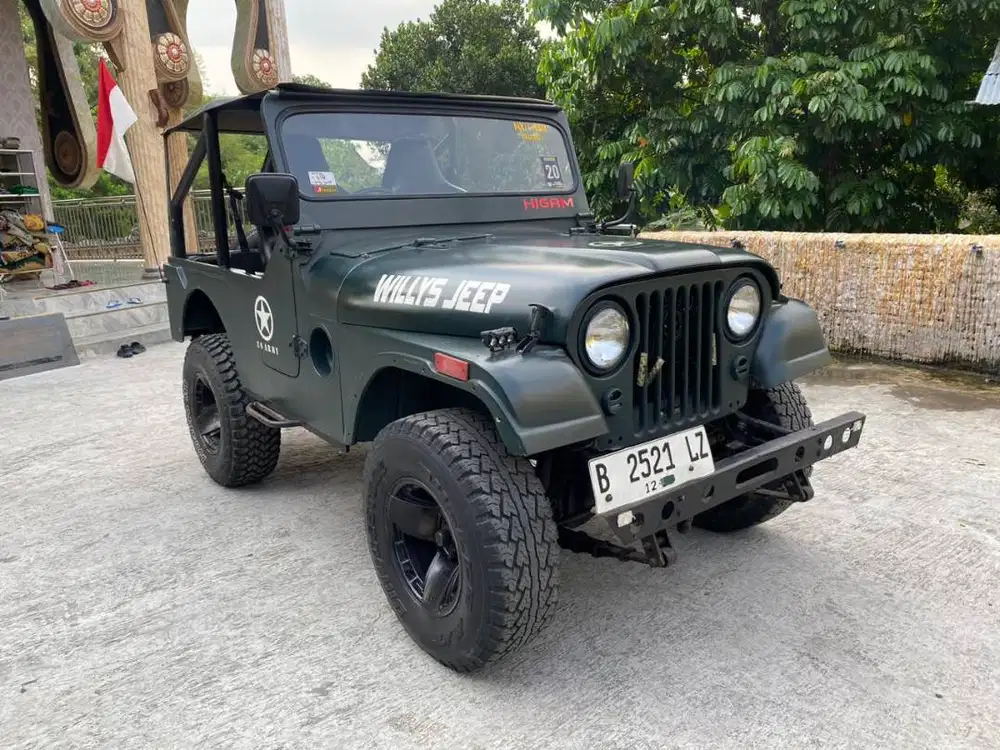 Jeep Willys 1958 Mujiono bisa tukar tambah sekoto badas kediri