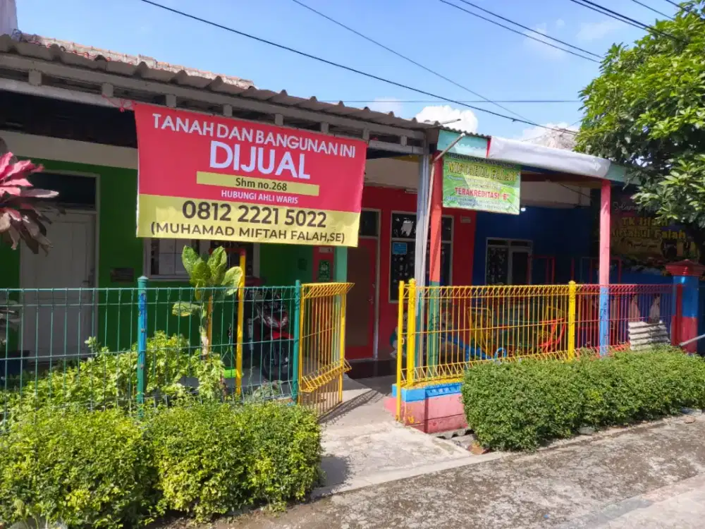 JUAL CEPAT! Eks TK/TPA Siap Pakai untuk Usaha, Sekolah atau Hunian