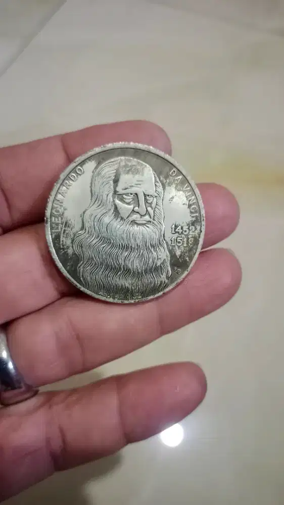 Coin Leonardo davinci