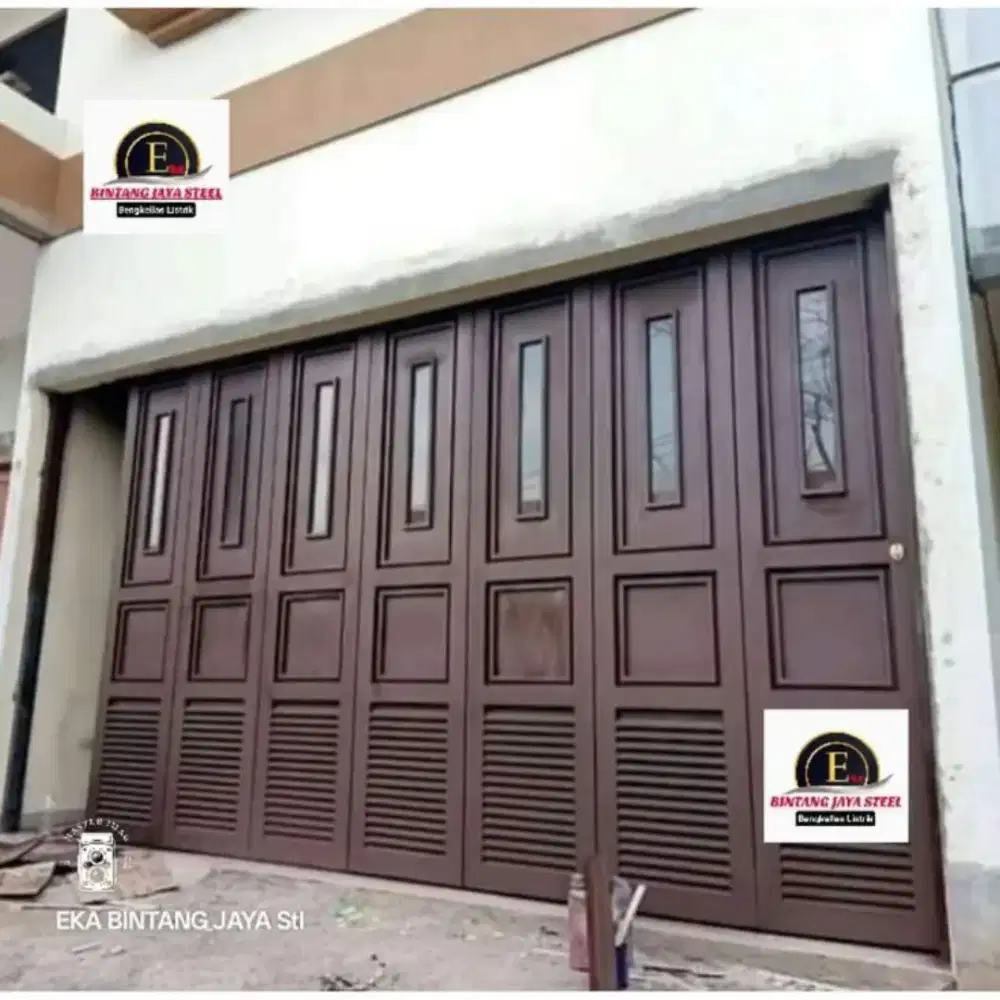 Pintu garasi minimalis modern