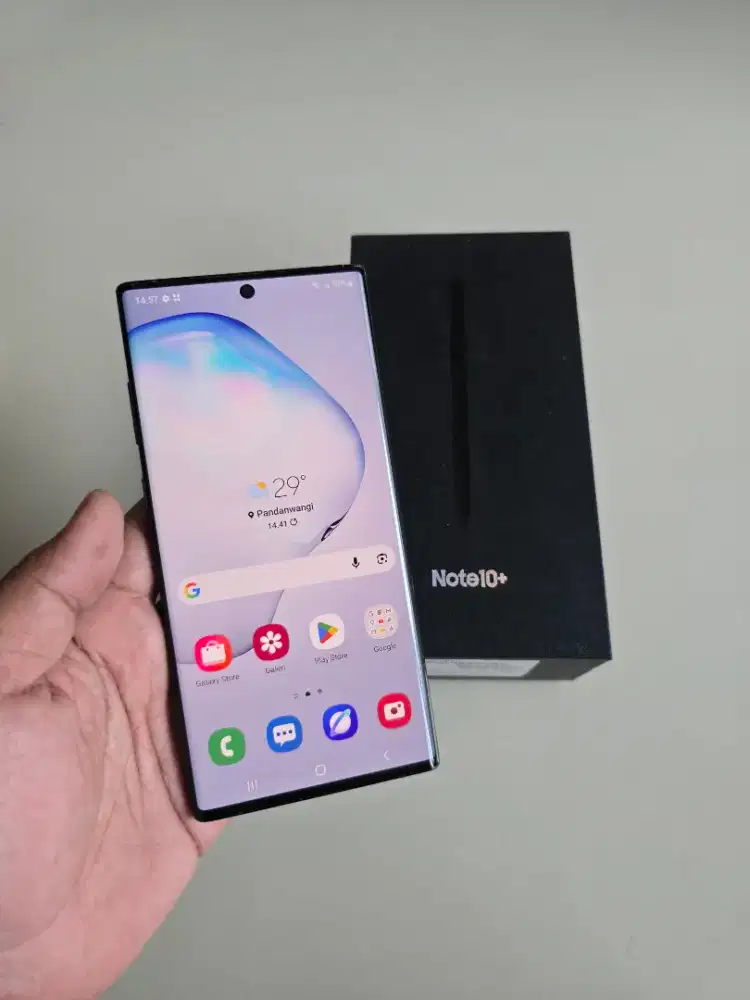 Samsung Note 10+ Plus 12/256 SEIN Resmi Indo Normal Murah Minus Dikit