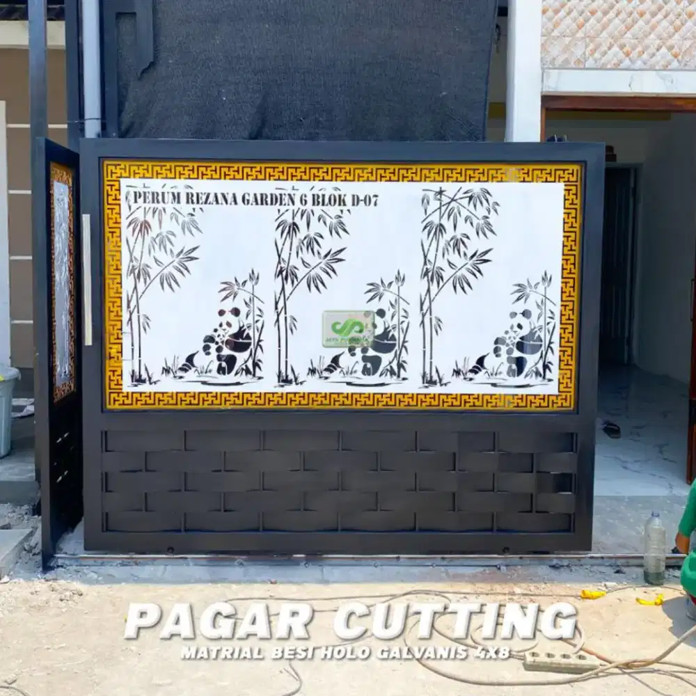 Pintu gerbang cuting laser