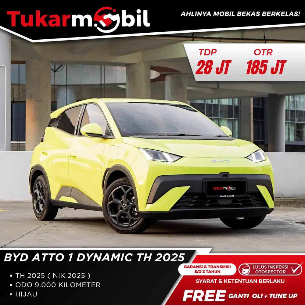 KM 9RIBU BYD ATTO 1 DYNAMIC 2025