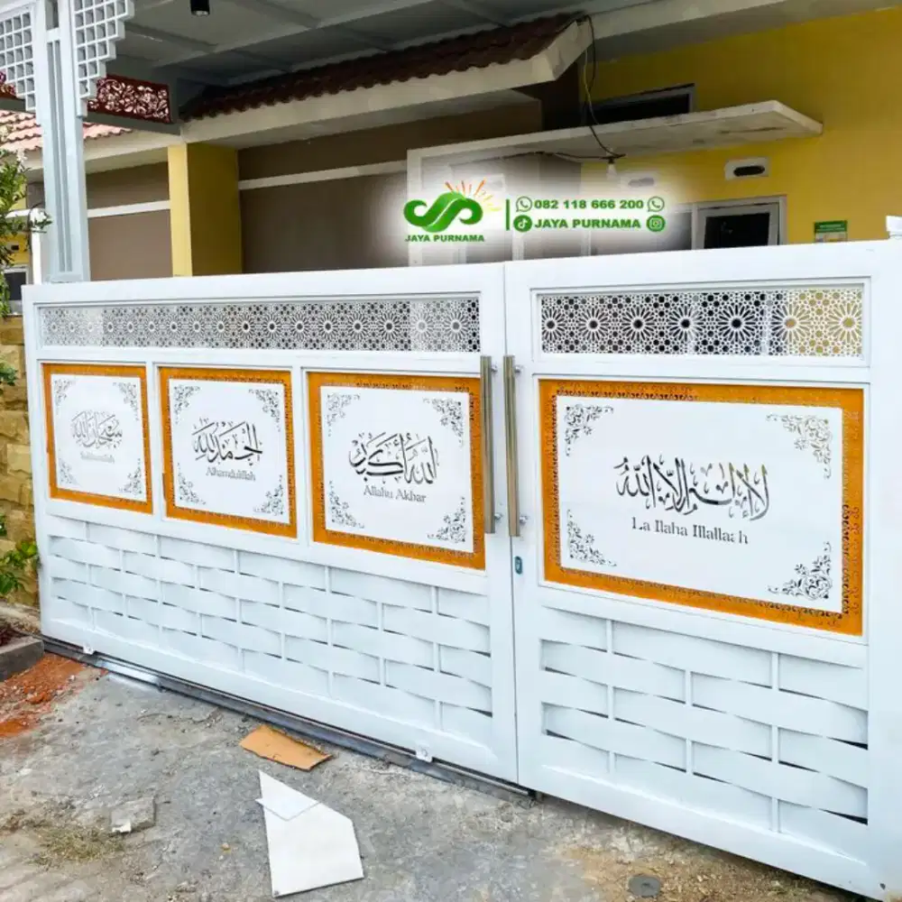 Pintu gerbang cuting laser