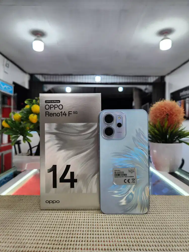 Oppo Reno 14F 5G Ram 12+12Gb/ 256Gb Fullset Mulus Ori100% Bergaransi