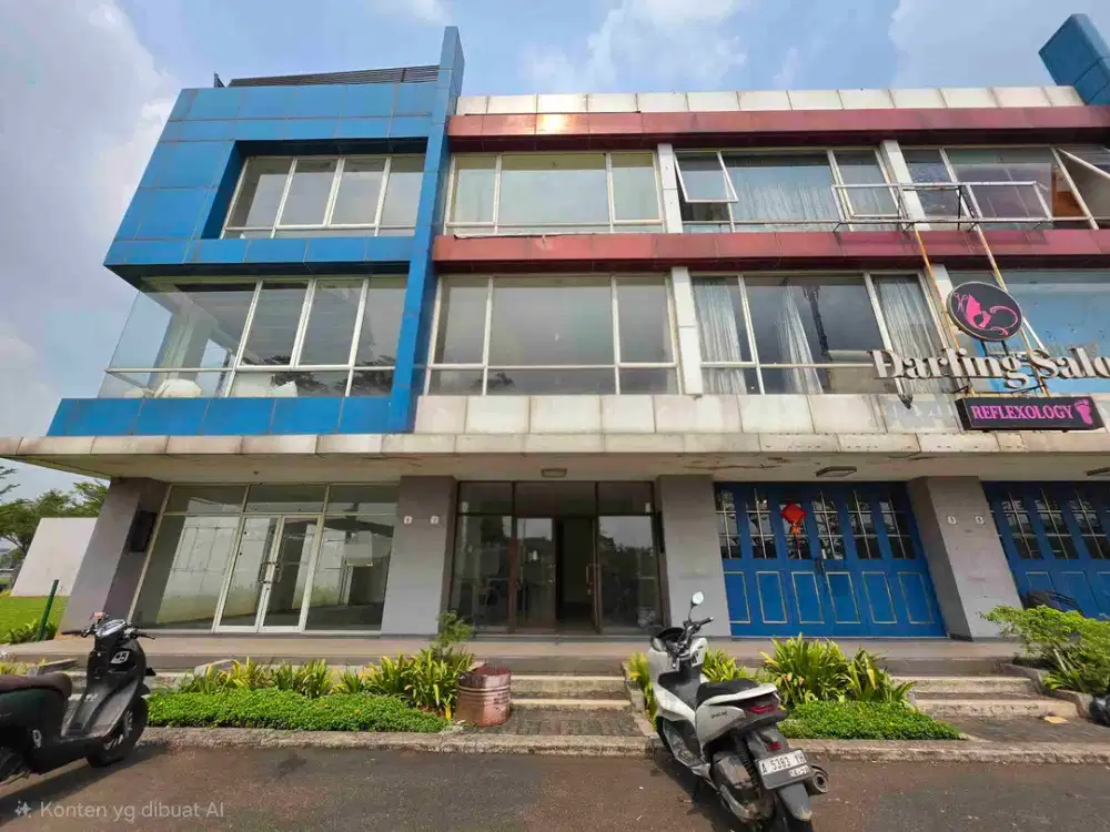 di sewakan ruko 3 lantai terrace 8 suvarna sutera tangerang