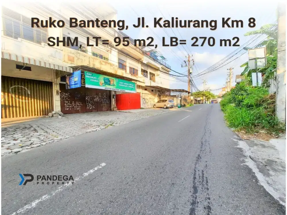 Ruang Usaha Jl Kalirang Km 8, Ruko 3 Lantai, Jl Banteng Raya Ngaglik Dekat Mall SCH, UGM