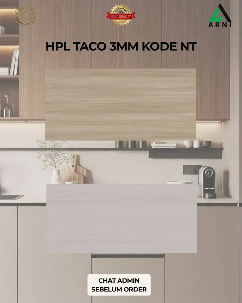 HPL Taco Kode NT/Ukuran 3mm/Mudah pasang