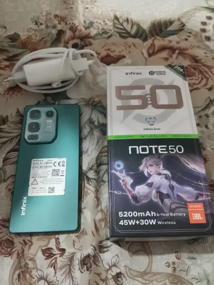 Di jual Hp infinix note 50  256 gb + 8gb masih bagus bangett