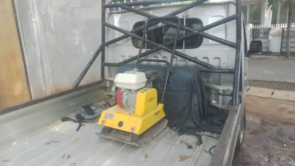 Stemper kodok mesin roller 2ton genset 5000watt