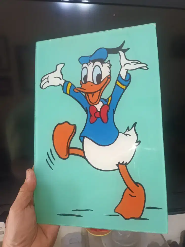 Foto Gambar Kaca Unik Donald Duck
