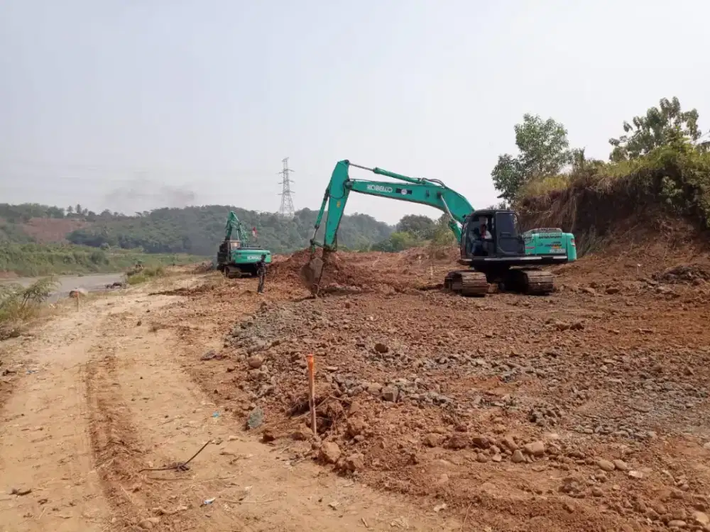 LandClearing Turap Aspal paving bongkar bangunan