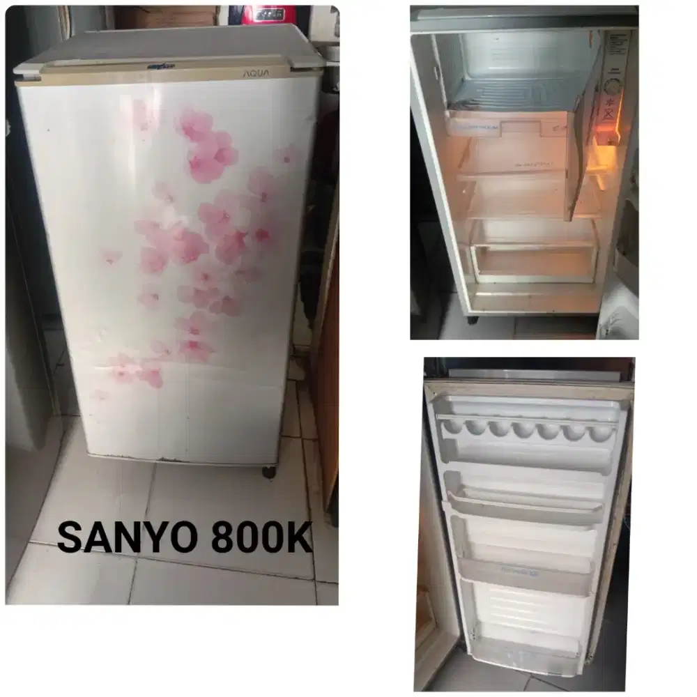 Kulkas SANYO bekas bergaransi
