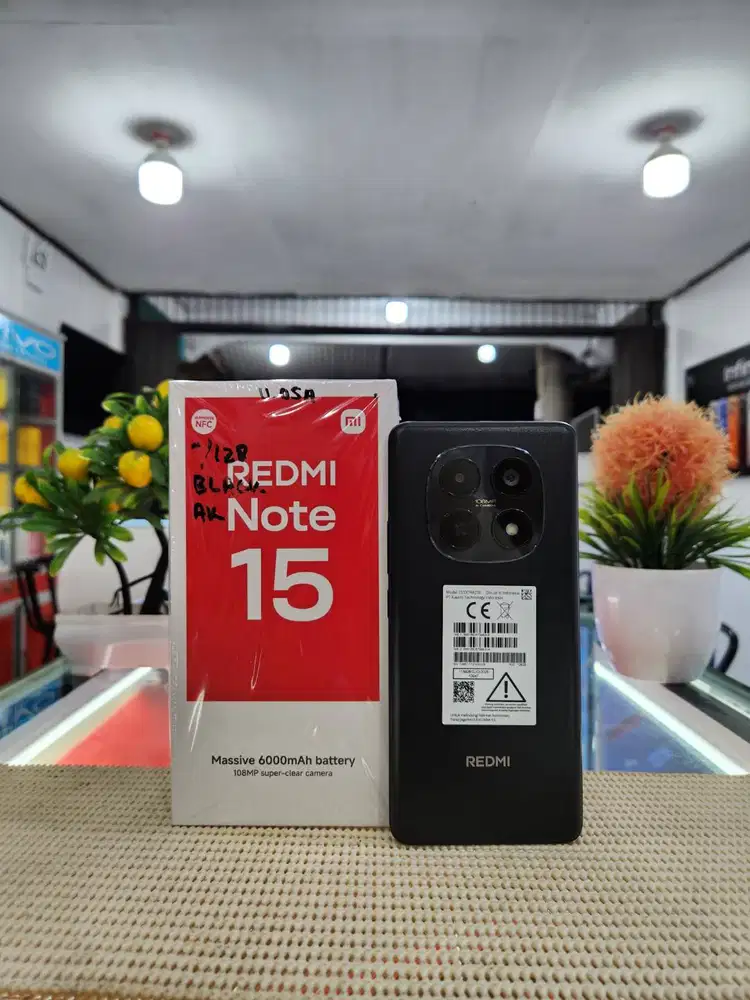 Redmi Note 15 Ram 8+8Gb/128Gb Fulset Mulus Pemakaian 3 Minggu Like New