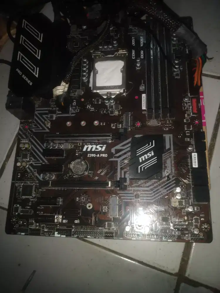 Motherboard MSI Z390-A PRO Tidak Mau On