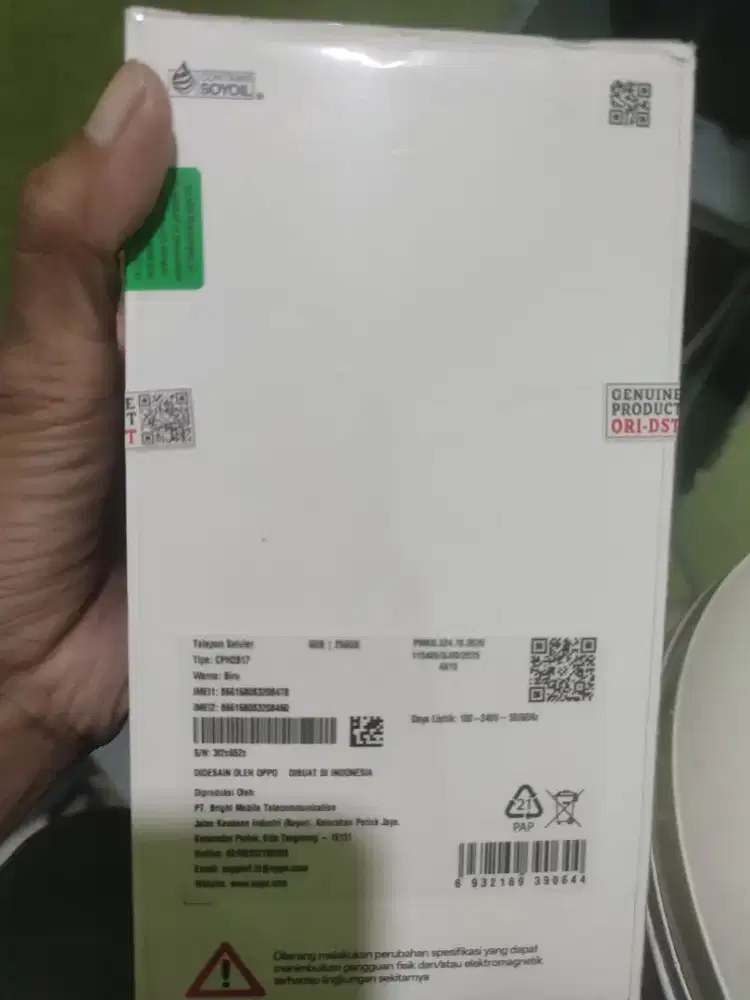 OPPO A6 new Ram 6Gb/256Gb. Blue
