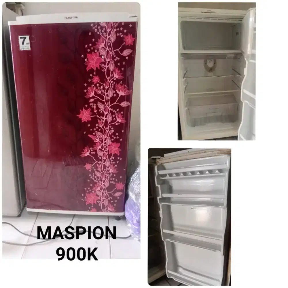 Kulkas Maspion bekas bergaransi