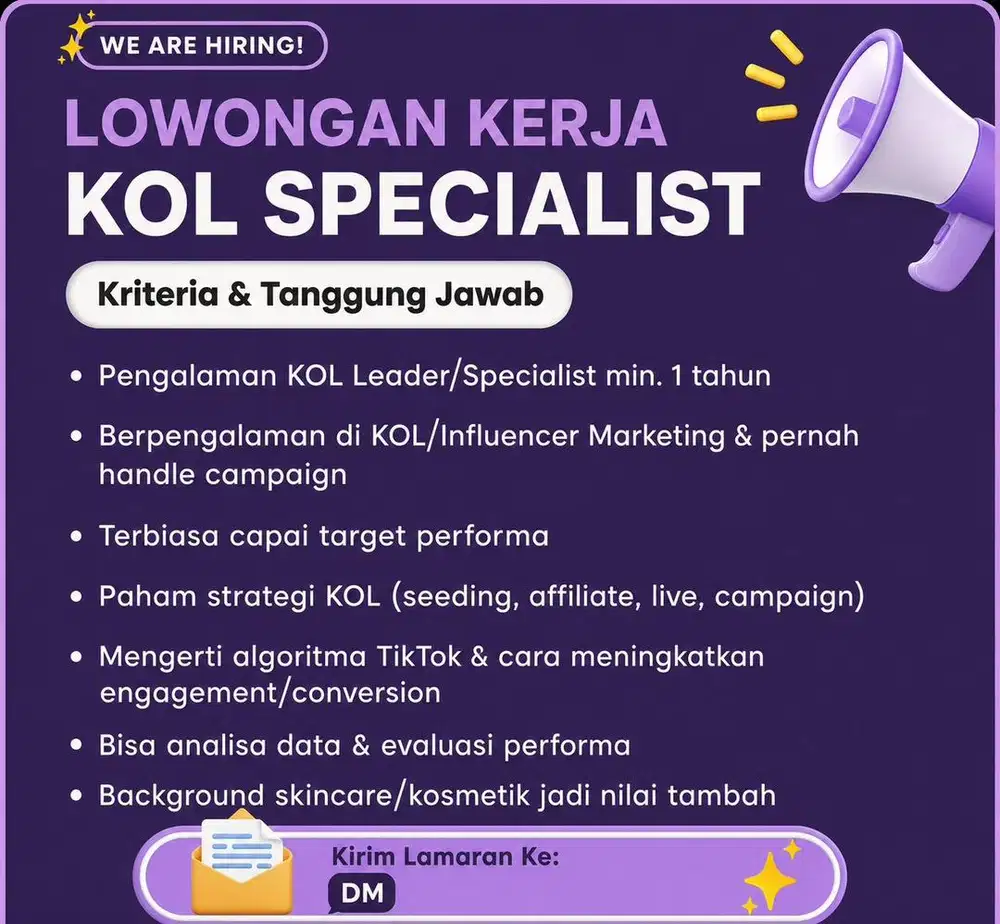 LOKER - KOL SPECIALIST