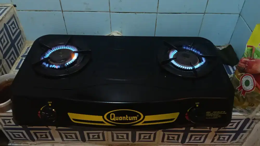 Jual kompor gas Quantum 2 tungku