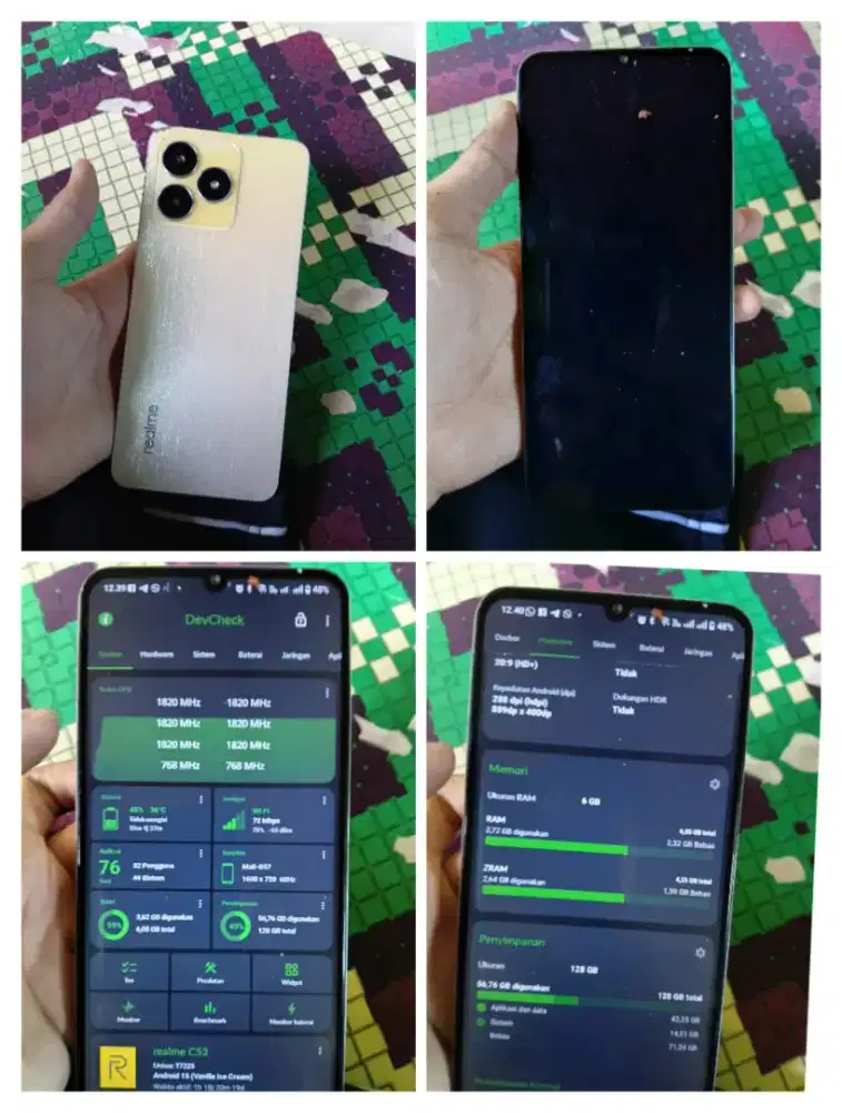 REALME C53 NFC WARNA GOLD