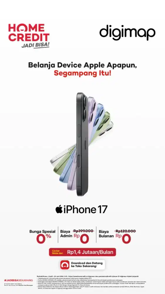 Iphone 17 Dapatkan Promo Menarik Hanya Di Home Credit