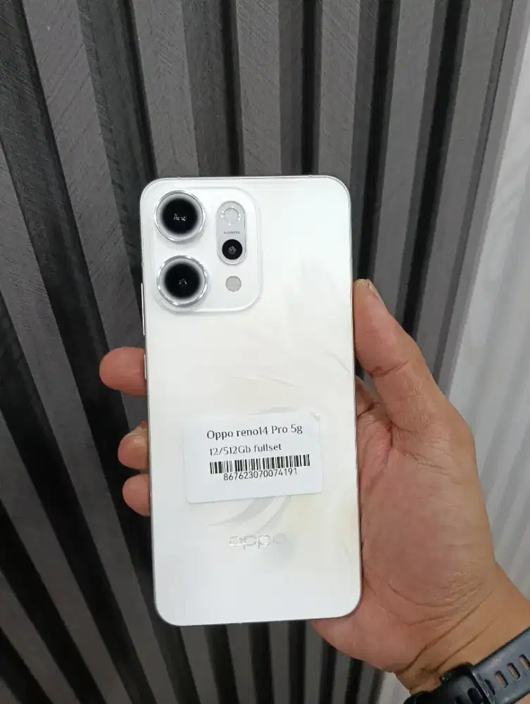 OPPO RENO 14 PRO 5G 12/256GB LIKE NEW BISA TT